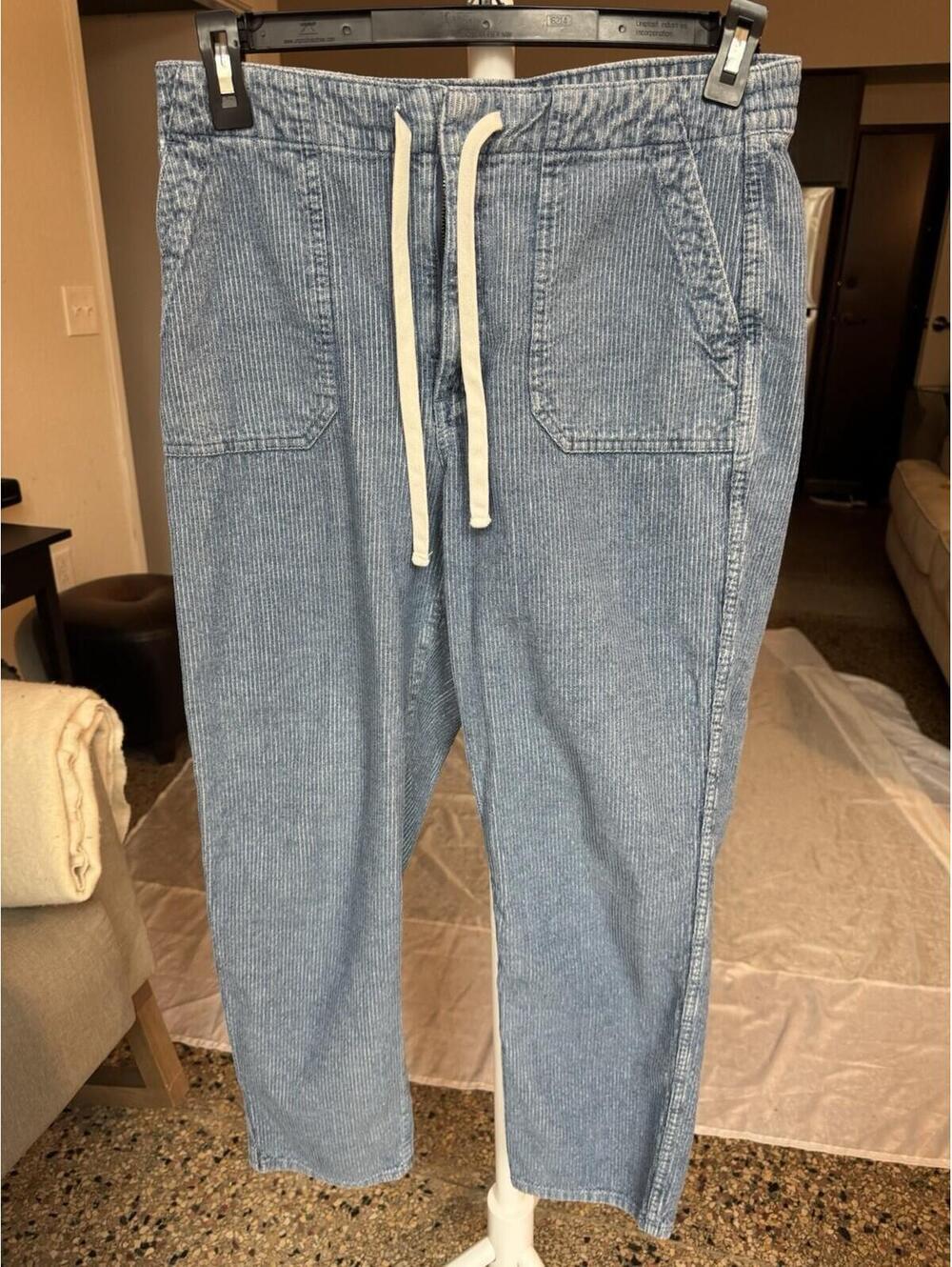 J.Crew Tie Waist Camp Pant Drawstring Sz M Womens